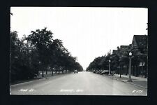 Kohler Wisconsin WI 1940s RPPC High Street Stores & 1940s Cars, Boulevard picture