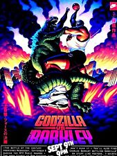 Godzilla Vs Charles Barkley Nike Battle Of Century VTG 1992 Original Print Ad  picture