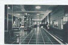 Interior view : LOBBY HOTEL RALEIGH  Washington DC - postcard picture