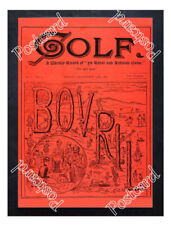 Historic Golf Magazine with Bovril 1890 Advertising Postcard picture