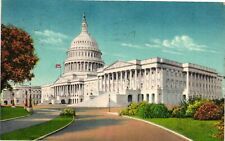 Vintage Postcard- The US Capitol, Washington, DC Posted 1910s picture