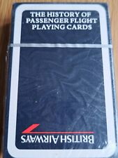 Vintage British Airways Playing Cards History Of Passenger Flight picture