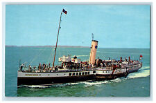 c1950's Seen Arriving at Southend on Sea Pier P.S. Medway Queen England Postcard picture