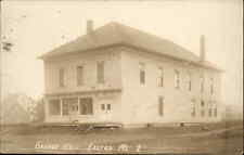 Easton Maine ME Grange Hall c1910 Real Photo Vintage Postcard picture