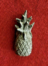 Vintage Tiny Miniature Pewter Pineapple Figurine Figure 1