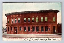 Ishpeming MI-Michigan, Miners National Bank, Antique, Vintage c1907 Postcard picture
