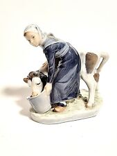 Vinage 1948 ROYAL COPENHAGEN MILKMAID Porcelain Figurine picture