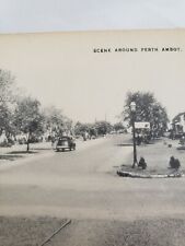 C 1940s Homes Cars Scene Around Perth Amboy NJ Black & White Printed Postcard picture