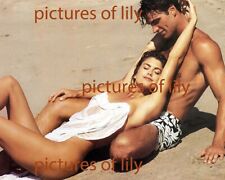 SEXY 8x10 glossy photo Kathy Ireland swimsuit supermodel 1980s wet on the beach picture