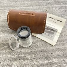 Vintage BAUSCH & LOMB 7x Measuring Magnifier Loupe with Inch System Scale & Case picture