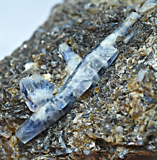 313 Gram Top Quality Terminated  Bi-Color Sapphire Crystals On Mica Matrix picture