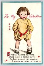 Katherine Gassaway Valentine~Lil Boy In Yellow Feels Funny~Must Be Love~c1910 picture