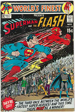 World's Finest 198 6.5 FN+ 1970 DC Comics Key 3rd Superman Flash race Batman picture
