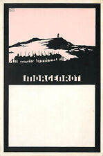 WWI German Propaganda Postcard Silhouette Morgenrot Sunrise Carlos Tips picture