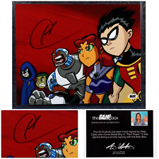 Teen Titans Greg Cipes Autograph Beast Boy Voice 8x10 Bam Box COA With Protector picture