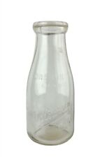 Vintage Glass Pint Milk Bottle The Best DeCoursey's Milk picture