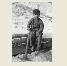 1936 Barefoot Boy Coal Miner Mine PHOTO Great Depression WV CHILD LABOR Mining picture