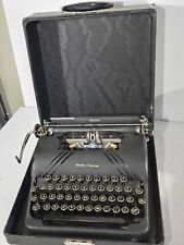 Vintage LC Smith Corona Silent Floating Shift Black  Manual Typewriter With Case picture
