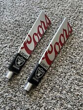 Coors Special Edition Raiders Beer Tap Handle ~~2 PACK~~ picture