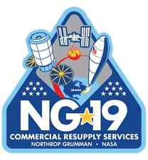 NASA Commercial Resupply Services NG-19 Vinyl Sticker - 3 in. x 3in. picture