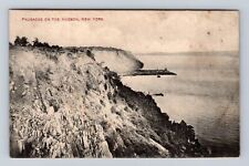 Hudson NY-New York, The Palisades, Antique Vintage Souvenir Postcard picture