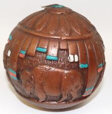 Vintage Southwestern Desert Round Candle picture