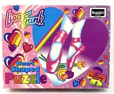 Lisa Frank Puzzle Heart Shaped 100 Pieces All Pieces In  Box Ballerina Slippers picture