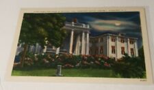1940's postcard night-time scene Pritchell Hall Ridgecrest Baptist Assembly NC picture