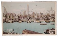 Postcard NY New York Skyline PM 1919 From Brooklyn New York City, New York picture