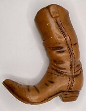 Vintage Ceramic / Resin Cowboy Boot Figurine - Rustic Home Decor picture