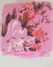 Large Pink Tablecloth - Multicolour Floral - Cotton - 49