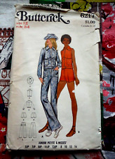 Vintage 1960's Butterick the fashion misses' jacket, pants/shorts & hat pattern picture