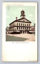 Boston MA-Massachusetts, Faneuil Hall, Advertisement, Antique, Vintage Postcard picture