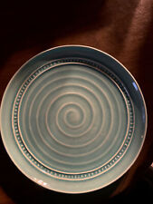 ARTIMINO TUSCAN COUNTRYSIDE Tuscan Teal 9” DINNER PLATES SET OF 3 SEE PICS picture