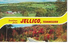 1964 Postmark Vintage Photo Postcard GREETINGS FROM JELLICO, Tennessee, TN picture