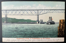 Vintage Postcard 1901-1907 Poughkeepsie Bridge on the Hudson Poughkeepsie NY picture