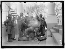 Photo:BOY SCOUTS. VISIT OF SIR ROBERT BADEN-POWELL TO D.C. MAKING FIRE picture