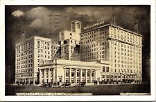 Lawrence Hotel Erie PA Pennsylvania WB Postcard PM Clean Cancel WOB Note 1c VTG picture