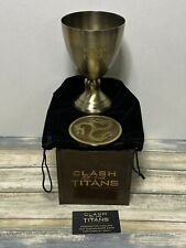 Clash Of The Titans Metal Decorative Chalice Goblet Collectors Cup 7” RARE picture