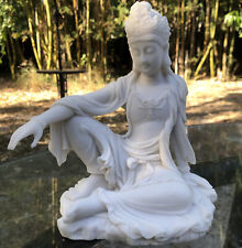 Veronese 2001 White Sitting Chilling Buddha Resin Statue Detailed Rare Intricate picture