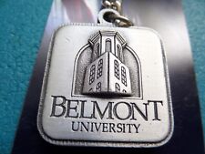 BELMONT UNIVERSITY  HANDCRAFTED   Pewter  KEYCHAIN made in CANADA picture