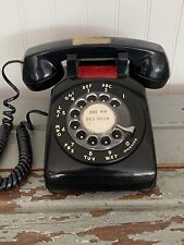 Vintage 70s Bell System Wisconsin Telephone Black Rotary Western Electric 1978 picture