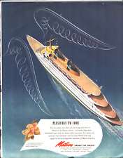 1946 MATSON CRUISE LINES vintage magazine advertisement HAWAIIAN ISLANDS Hawaii picture