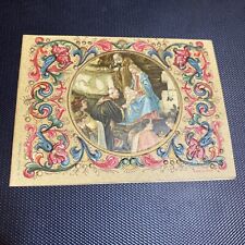 1900's Italy WWII Christmas New Year Card Italian Made angels manger Jesus picture