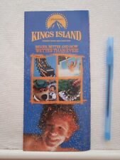 Paramount's Kings Island Ohio 1997 Park Brochure Vintage Rare Retro picture