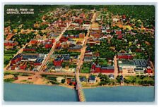 c1930's Aerial View of Quincy Illinois IL Vintage Unposted Postcard picture