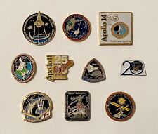 LOT of 10 NASA LAPEL PINS Space STS Missions ASTRO 1 APOLLO Anniversary +++ picture