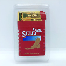 Winston Select Super Thin Red Vintage Lighter Refillable New picture