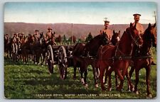 WW1 Osborne Lithograph Postcard: Canadian Royal Horse Artillery - Military Innov picture