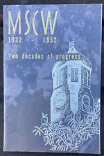 Vintage 1932-1952 MISSISSIPPI STATE COLLEGE FOR WOMEN Columbus, MS history book picture